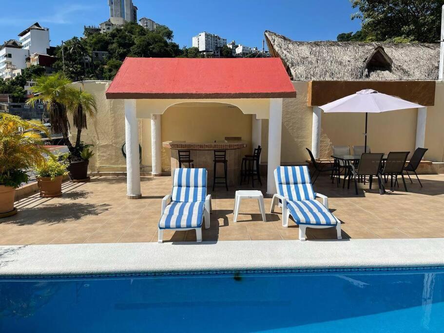 Vila Blue Coast With Pool And Ocean View 10 To 35 P Acapulco Exteriér fotografie
