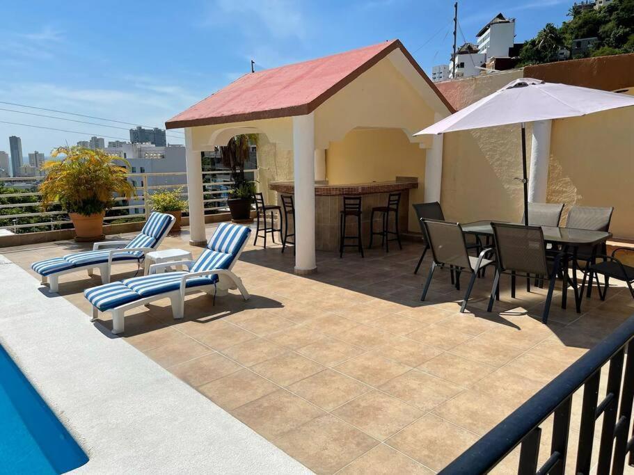Vila Blue Coast With Pool And Ocean View 10 To 35 P Acapulco Exteriér fotografie