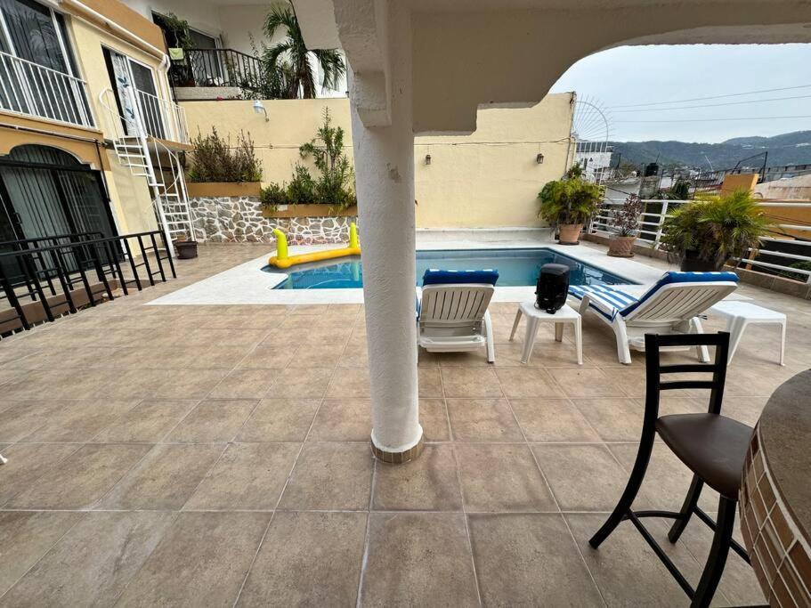 Vila Blue Coast With Pool And Ocean View 10 To 35 P Acapulco Exteriér fotografie